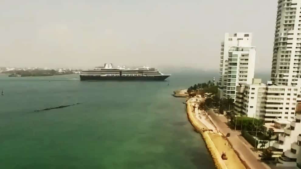 Foto: NoticiasRCN Crucero que llegará a Cartagena permanecerá en aislamiento 14 días
