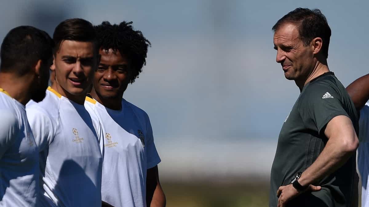 Massimiliano Allegri elogió a Juan Guillermo Cuadrado en la Juventus