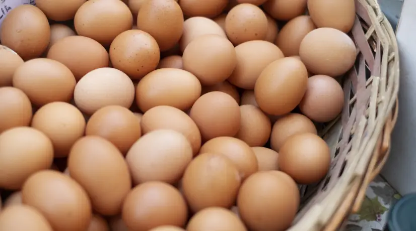 Cubetas de huevos a $5 mil pesos