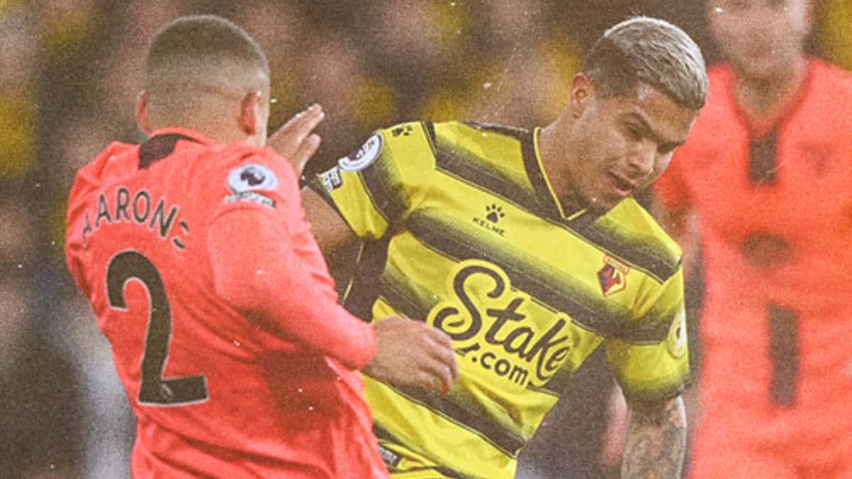 Foto: @WatfordFC Juan Camilo Hernández, Watford 0-3 Norwich