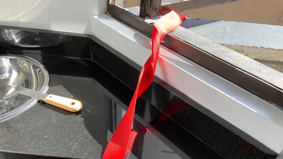 La soga utilizada por Merlano.