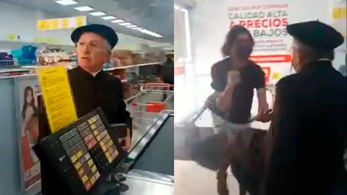 Video de supuesta agresión de un sacerdote por no usar tapabocas se vuelve viral