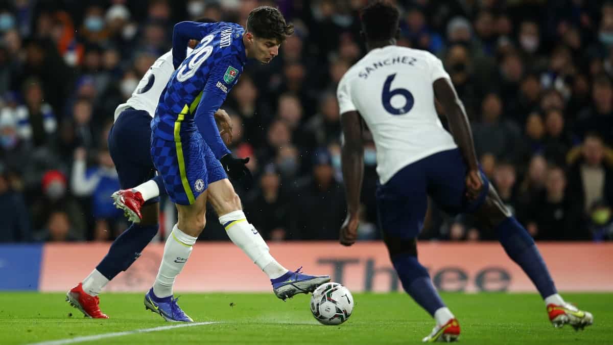 Chelsea 2-0 Tottenham, Carabao Cup