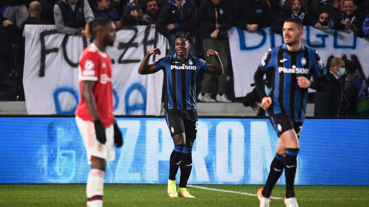 Duván Zapata reacción de prensa con Atalanta en Champions League