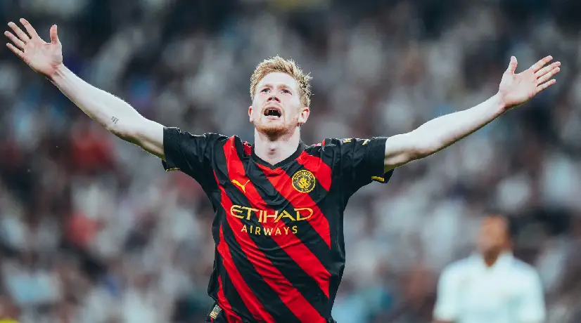 Kevin de Bruyne iguala la semifinal contra el Madrid