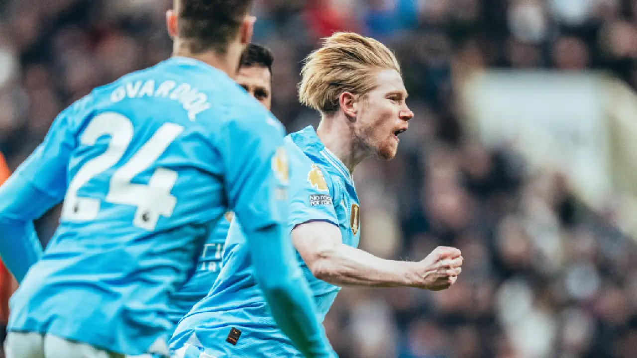 Kevin de Bruyne dio triunfo clave a Manchester City