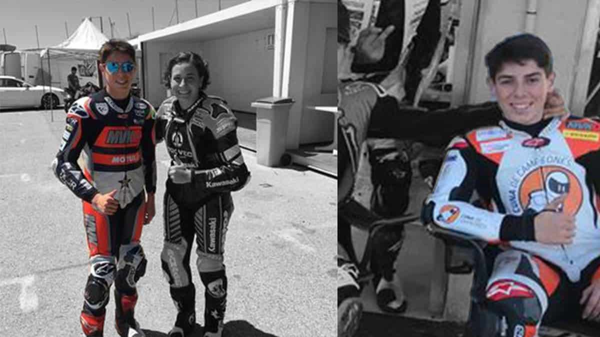 Dean Berta, piloto de 15 años fallecido en una carrera