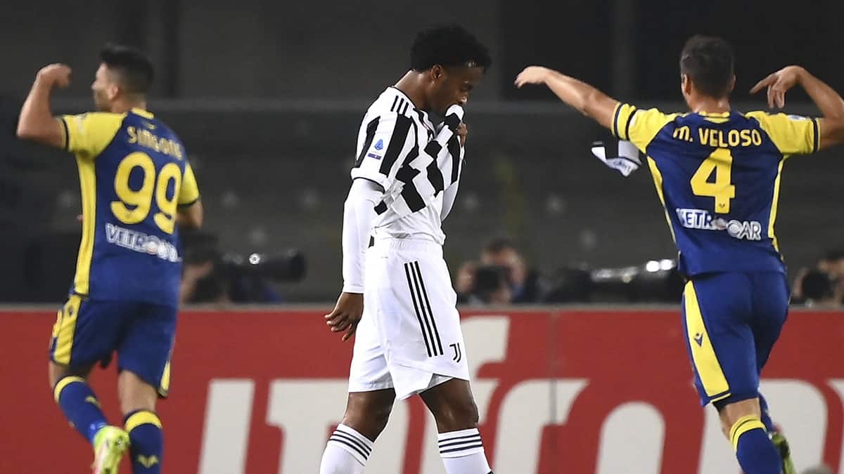 Juventus vs Hellas Verona: resultados Serie A 2021-22