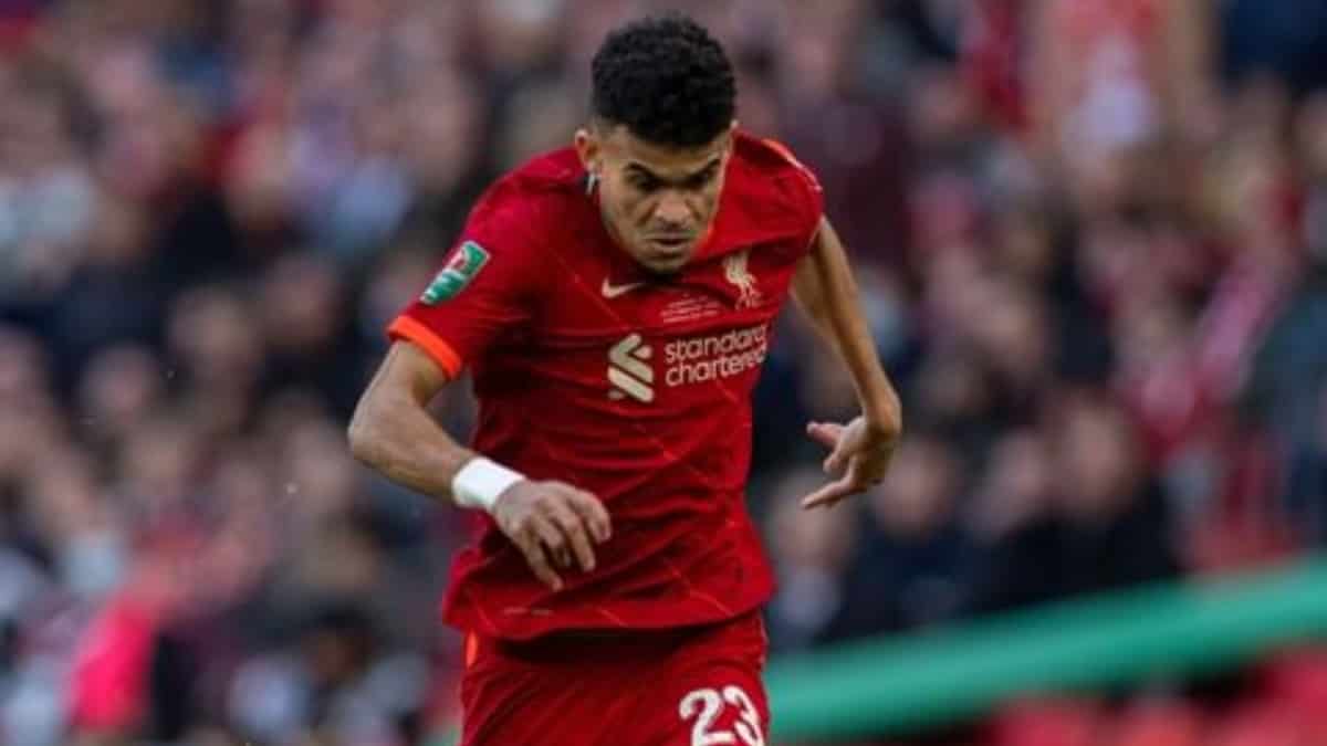 Foto: @liverpoolfc Luis Díaz, Liverpool 2-1 Norwich: FA Cup