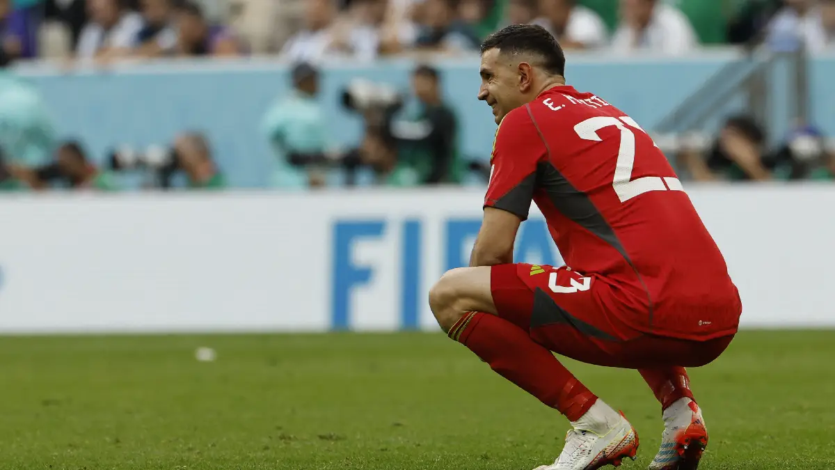 Dibu Martínez y su burla al grupo del Mundial