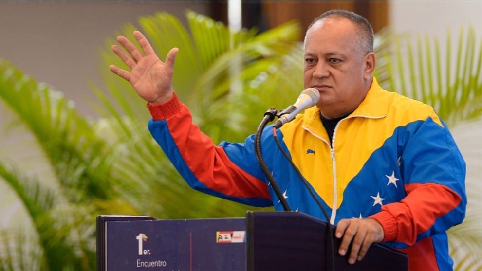 Disodado Cabello niega que Venezuela patrocine la violencia en Colombia