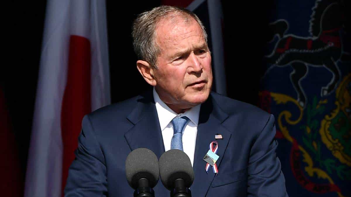 Foto: Mandel Ngan - AFP/ Discurso de George Bush en homenaje del 11-S.