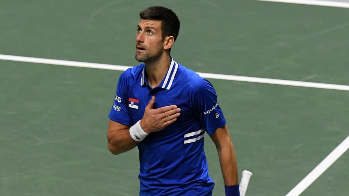 Djokovic en el Abierto de Australia 2022