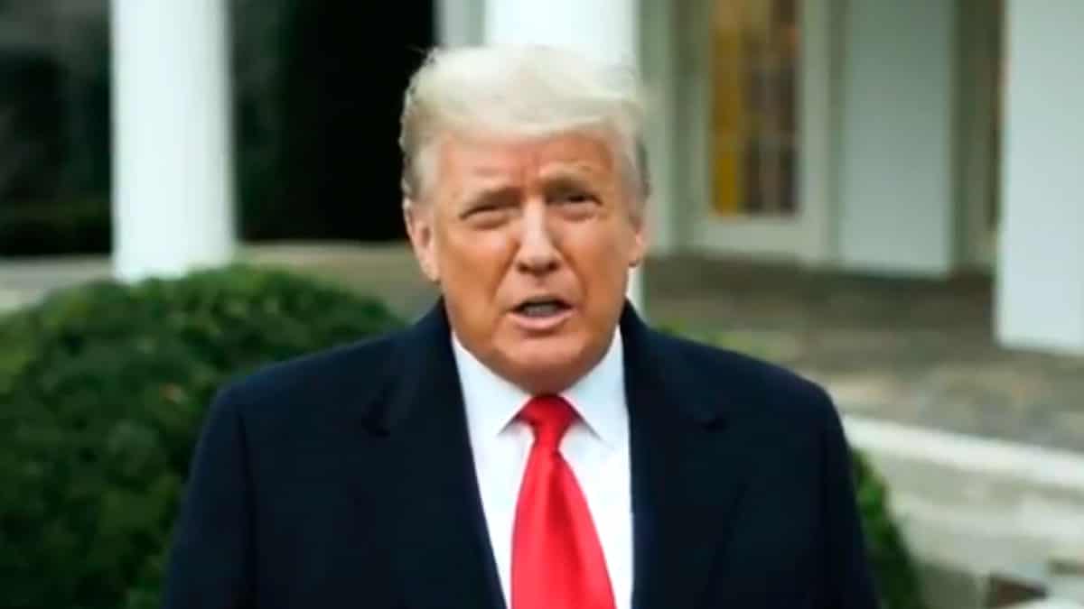 Donald Trump habla sobre protestas en Capitolio de Estados Unidos