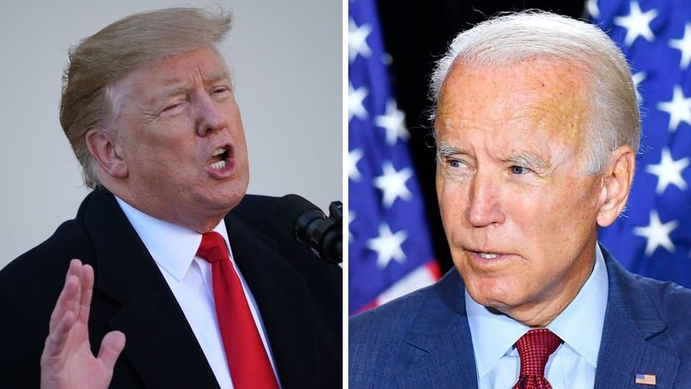 Donald Trump y Joe Biden