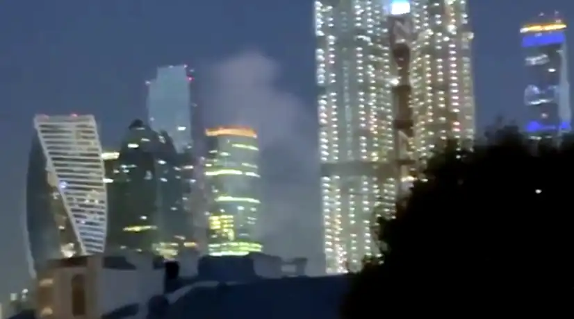 Reportan nuevo ataque con drones en Moscú: impactó un edificio y quedó en video