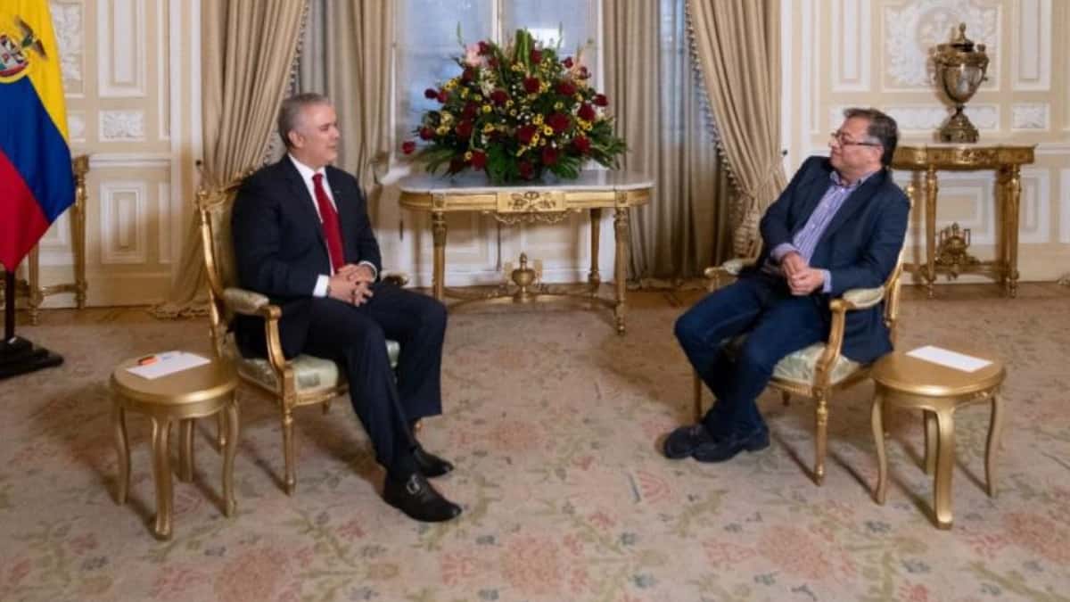 Gustavo Petro e Iván Duque
