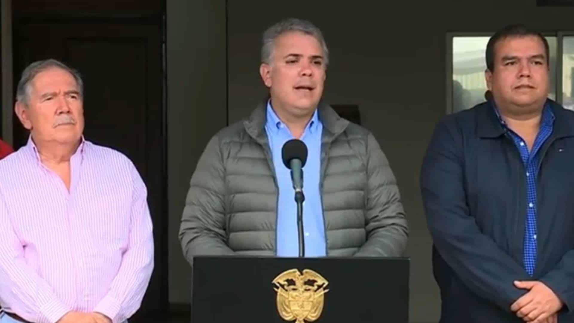 El presidente Iván Duque viajó a Popayán, Cauca, para presidir un consejo de seguridad. Foto: Presidencia