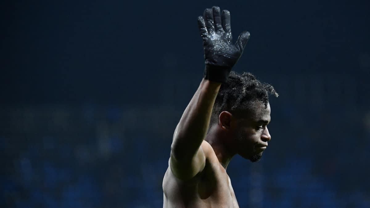 Duván Zapata, baja con Atalanta contra Inter en la Serie A