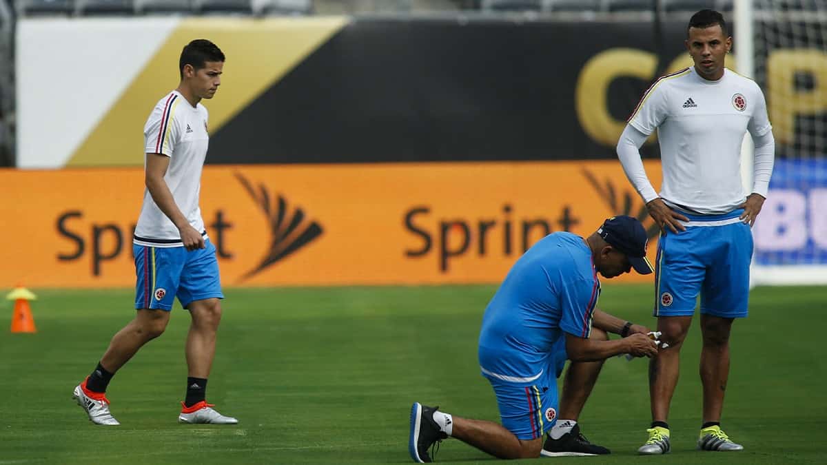 Edwin Cardona y James Rodríguez juntos en Liga de Catar