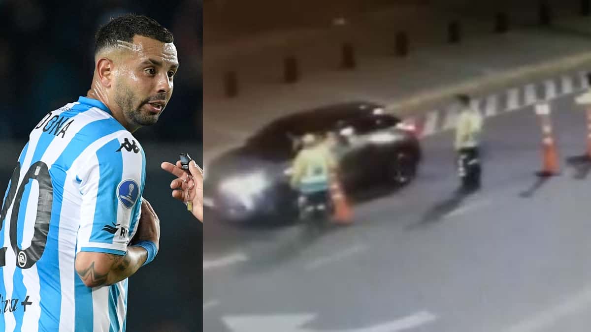 Video Edwin Cardona detenido por manejar borracho en Argentina