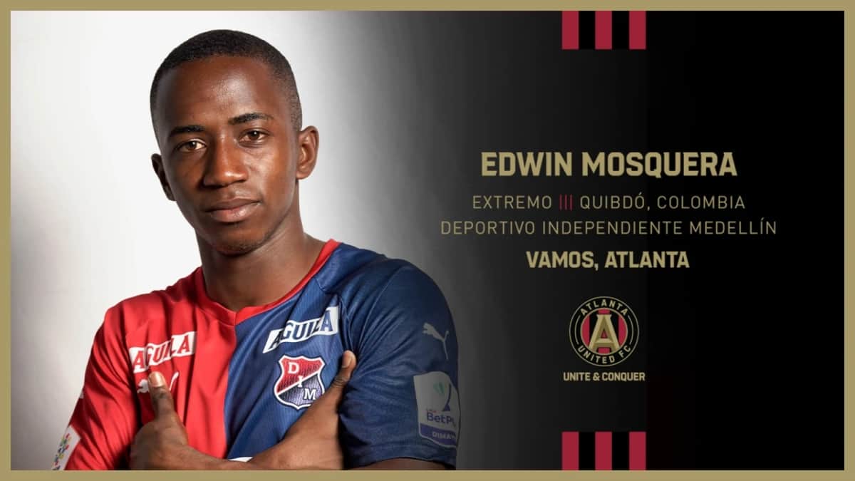 Edwin Mosquera, nuevo jugador del Atlanta United de la MLS