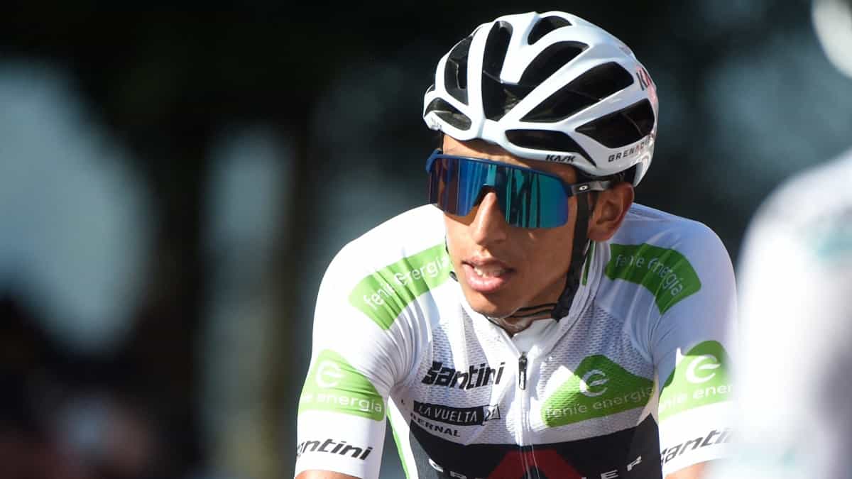 AFP / Egan Bernal con INEOS en plena competencia de La Vuelta a España.