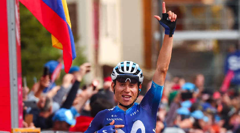 Einer Rubio en el Giro de Italia