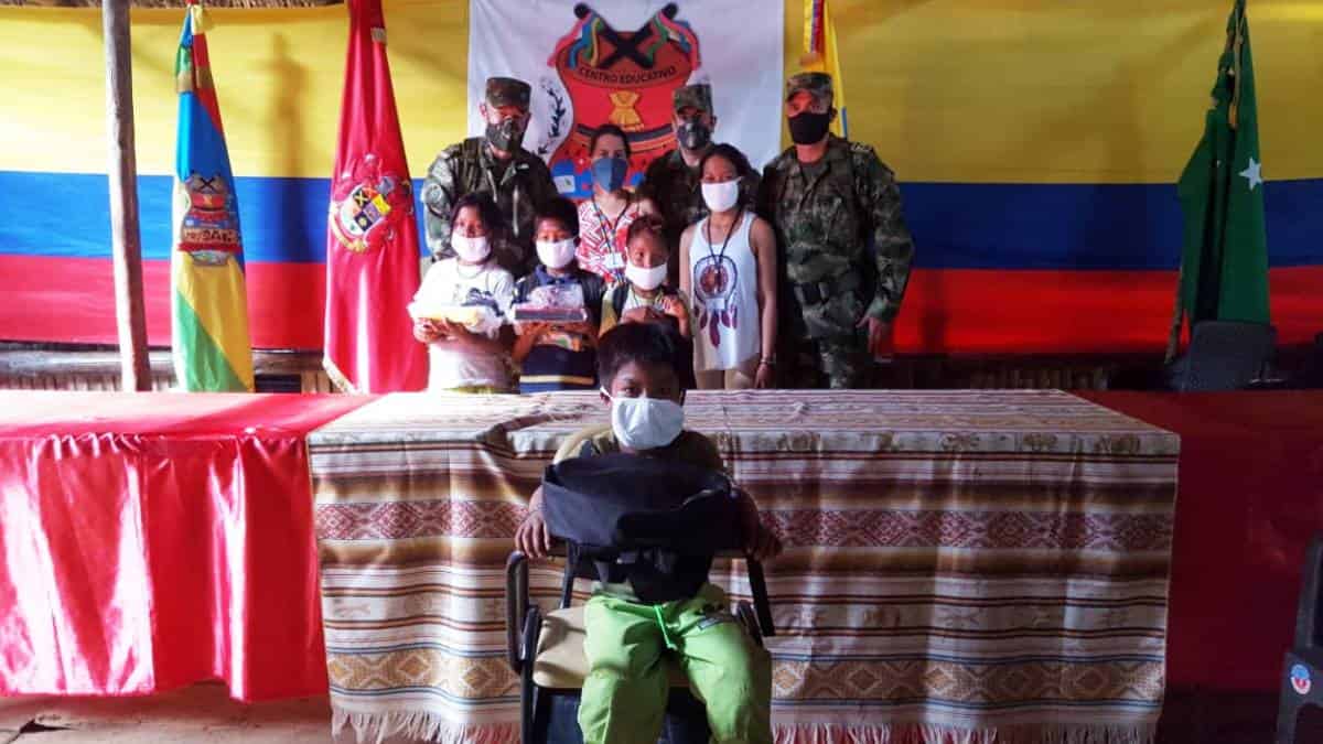 Indígenas de Risaralda recibieron apoyo interinstitucional por parte del Ejército Nacional