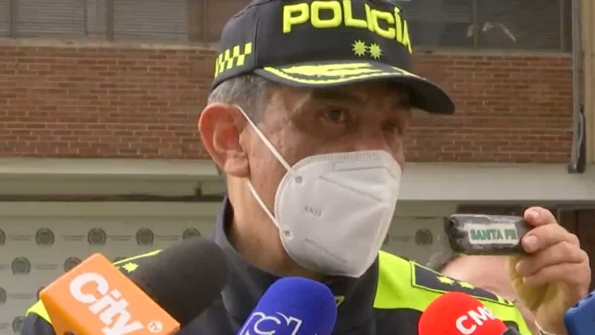 General Eliécer Camacho, comandante de la Policía Metropolitana de Bogotá