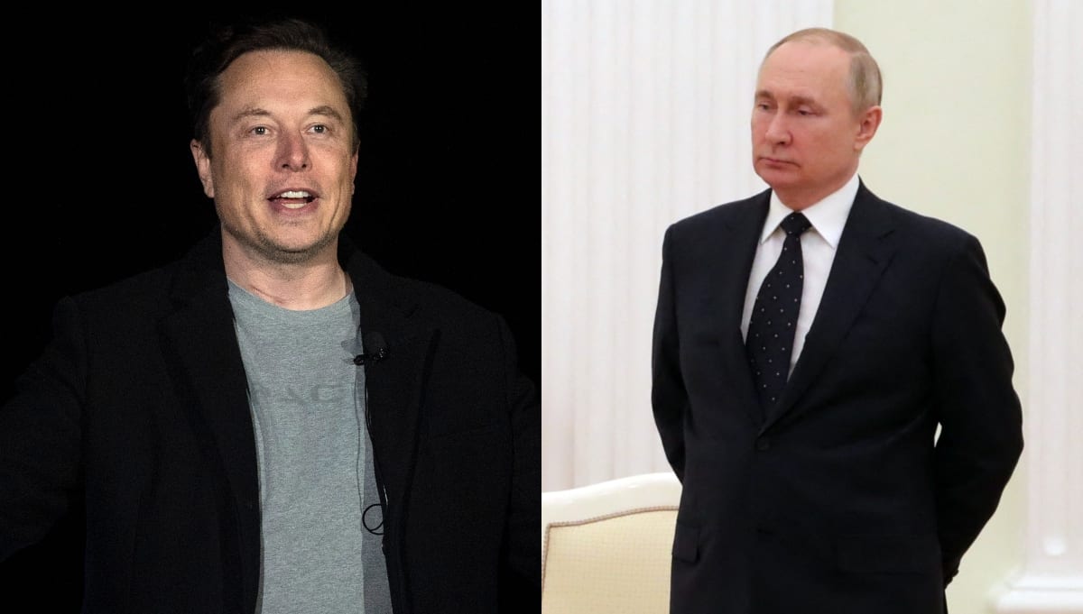Elon Musk y Vladimir Putin