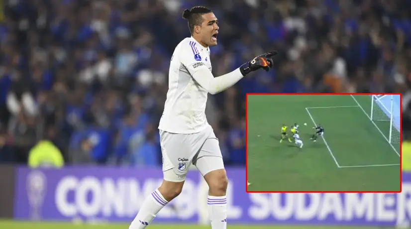 Millonarios perdió con error de Álvaro Montero