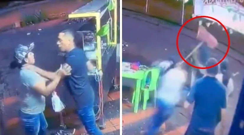 Mujer se defendió de ladrones con una escoba