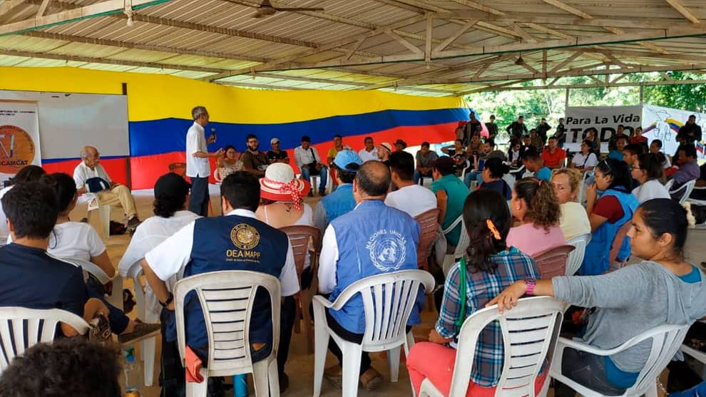 Espacios territoriales para exguerrilleros