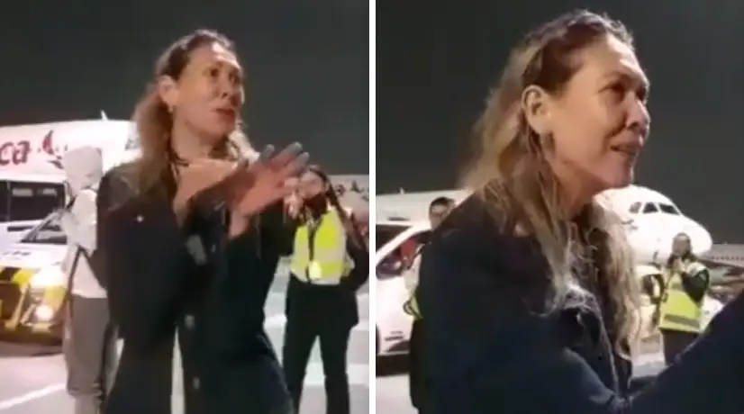 Video: esposa de coronel del Ejército humilló a policía
