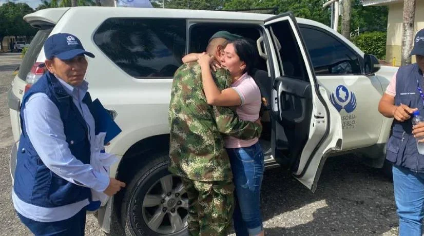Liberaron a esposa de teniente secuestrada en Arauca