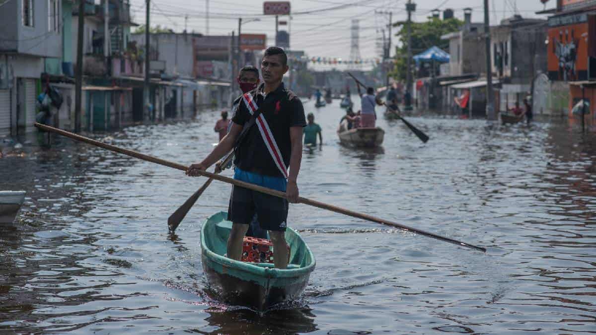 Huracán Eta afectó diferentes municipios al sur de México