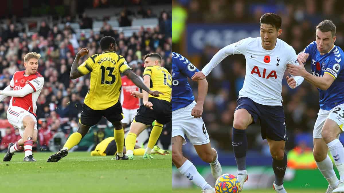 Foto: Arsenal y Tottenham Arsenal le ganó a Watford y Tottenham empató ante Everton