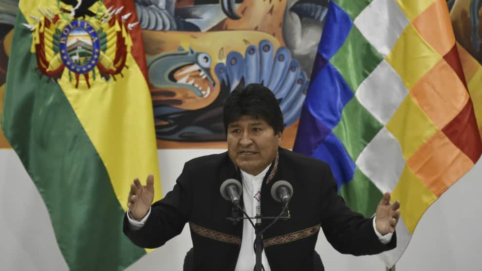 Evo Morales "segurísimo" de ganar en Bolivia, advierte de supuesto "golpe de estado"