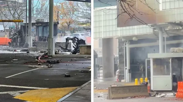 Alerta por la explosión de un vehículo en un puente fronterizo entre Estados Unidos y Canadá