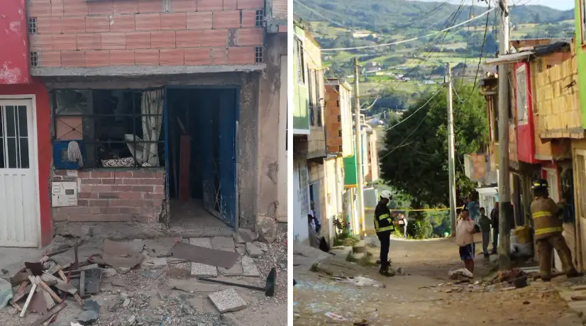 Grave explosión por granada en una vivienda de Usme