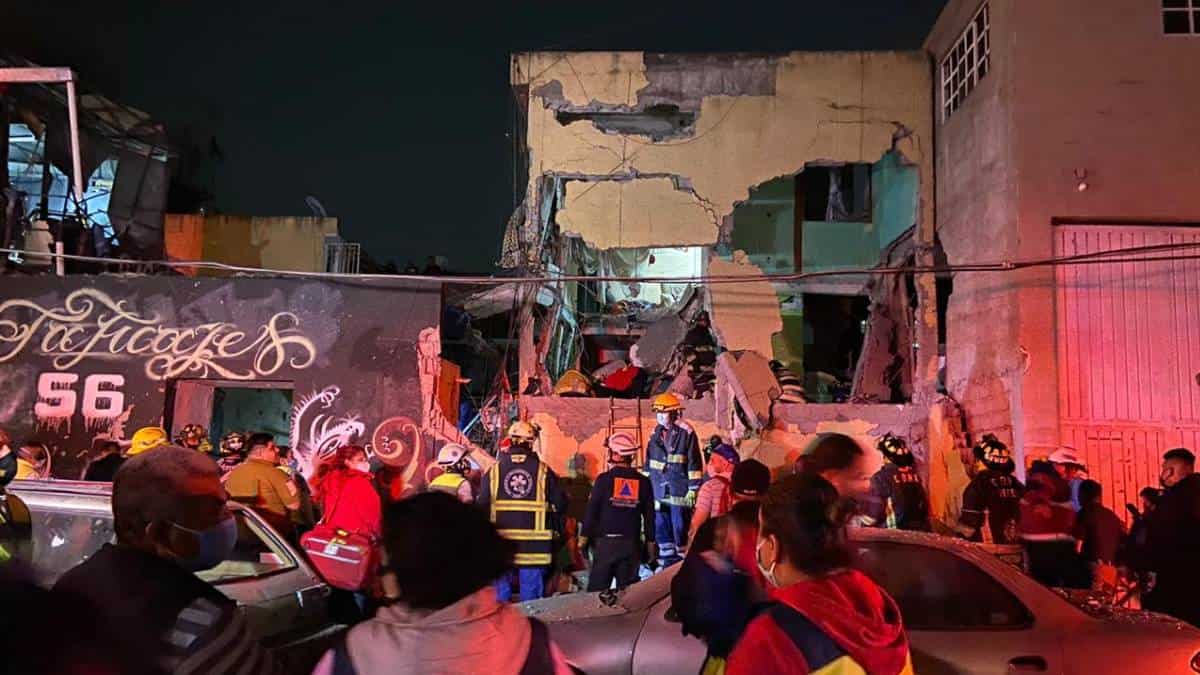 Dos personas muertas y 25 heridos deja explosión de gas en México