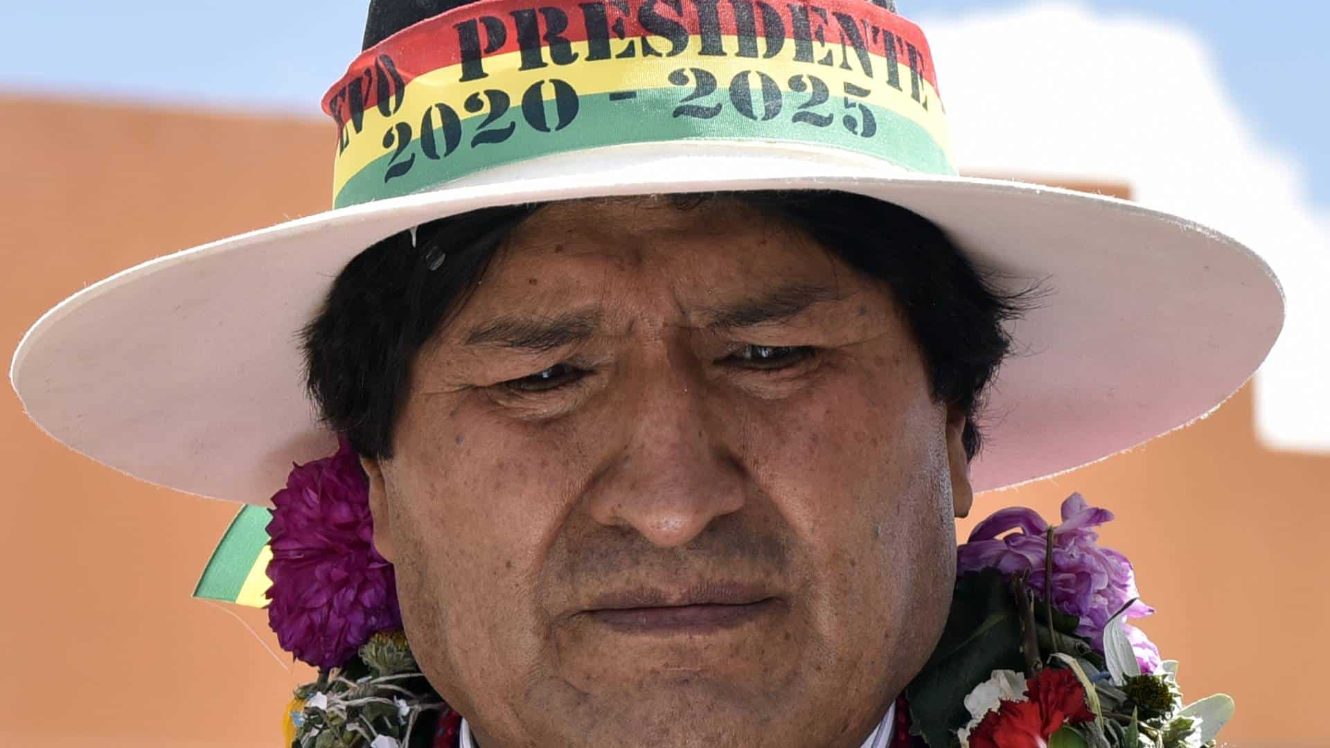 El expresidente boliviano Evo Morales. Foto: AFP