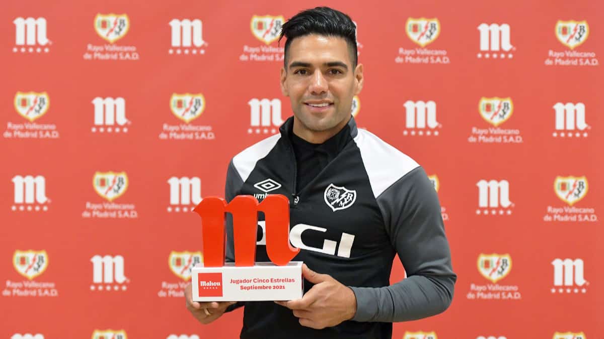 Falcao García, mejor jugador del mes en el Rayo Vallecano