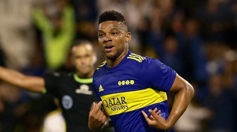 Frank Fabra, lateral colombiano de Boca Juniors.
