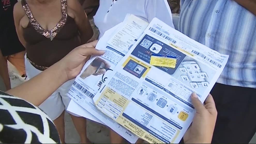 Facturas del servicio de energía