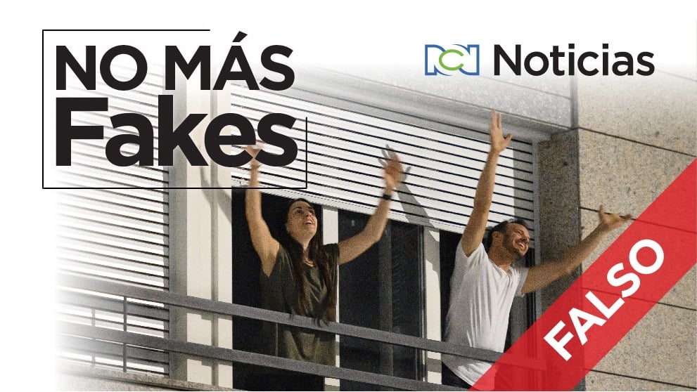 Cantar, aplaudir o saludar por los balcones no es un riesgo