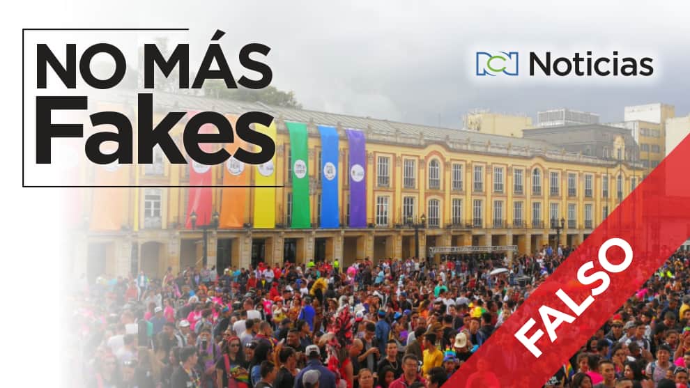 Emplean foto antigua de marchas LGBTI en Bogotá para hacerla pasar como la versión 2020