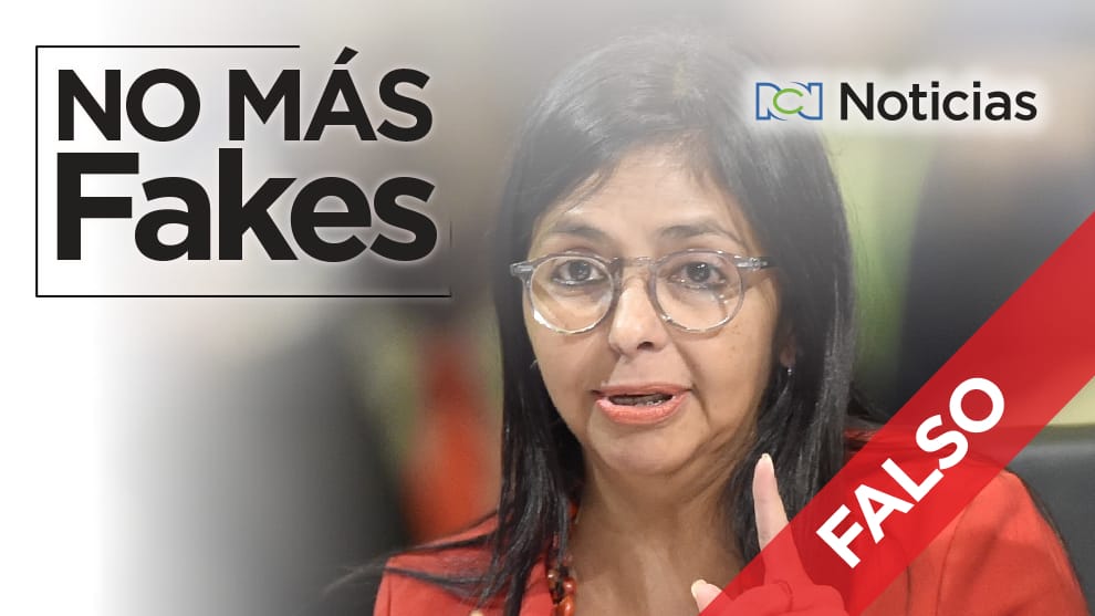 Embarazo de Delcy Rodríguez, vicepresidenta de Maduro, es falso