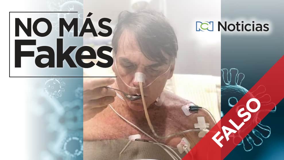 Foto: Pixabay/ Jair Bolsonaro (Instagram) La imagen que informa falsamente sobre hospitalización de Bolsonaro